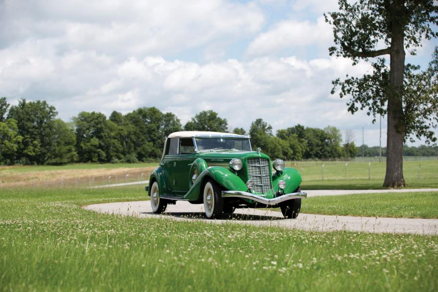  Auburn 851 Supercharged Dual Ratio Phaeton Sedan 1935 года  (фото 7 из 40)